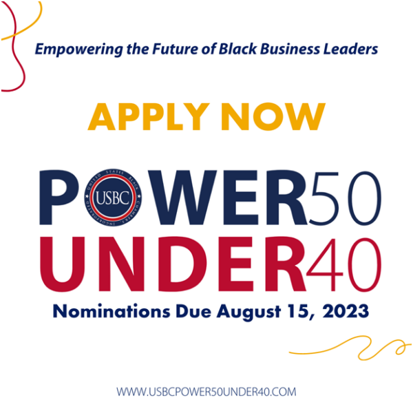 U.S. Black Chambers, Inc. Launches Their “Power 50 Under 40” Program To ...